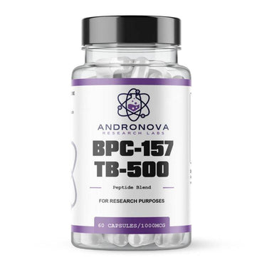 AndroNova Research Labs BPC-157 TB-500 peptide blend 60 capsules for research purposes